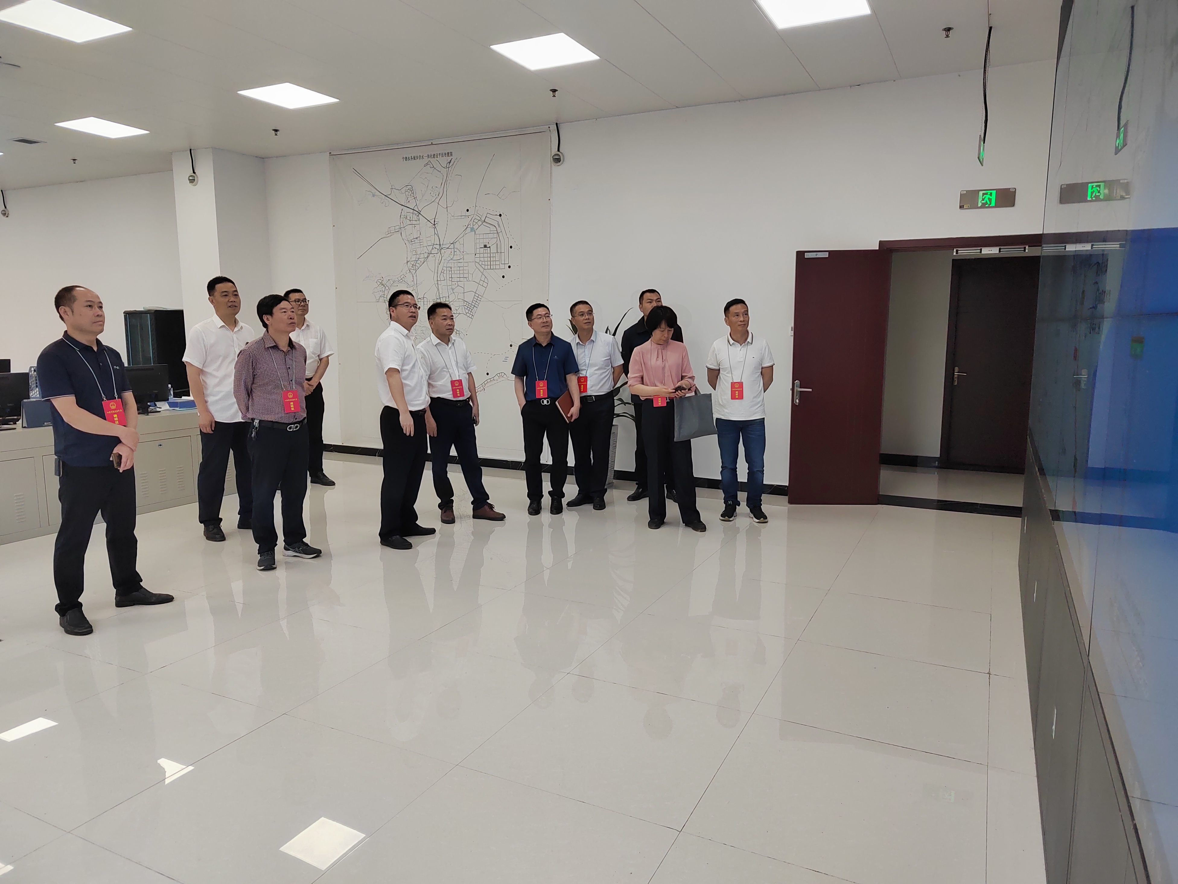 宁德水务公司调度中心调研